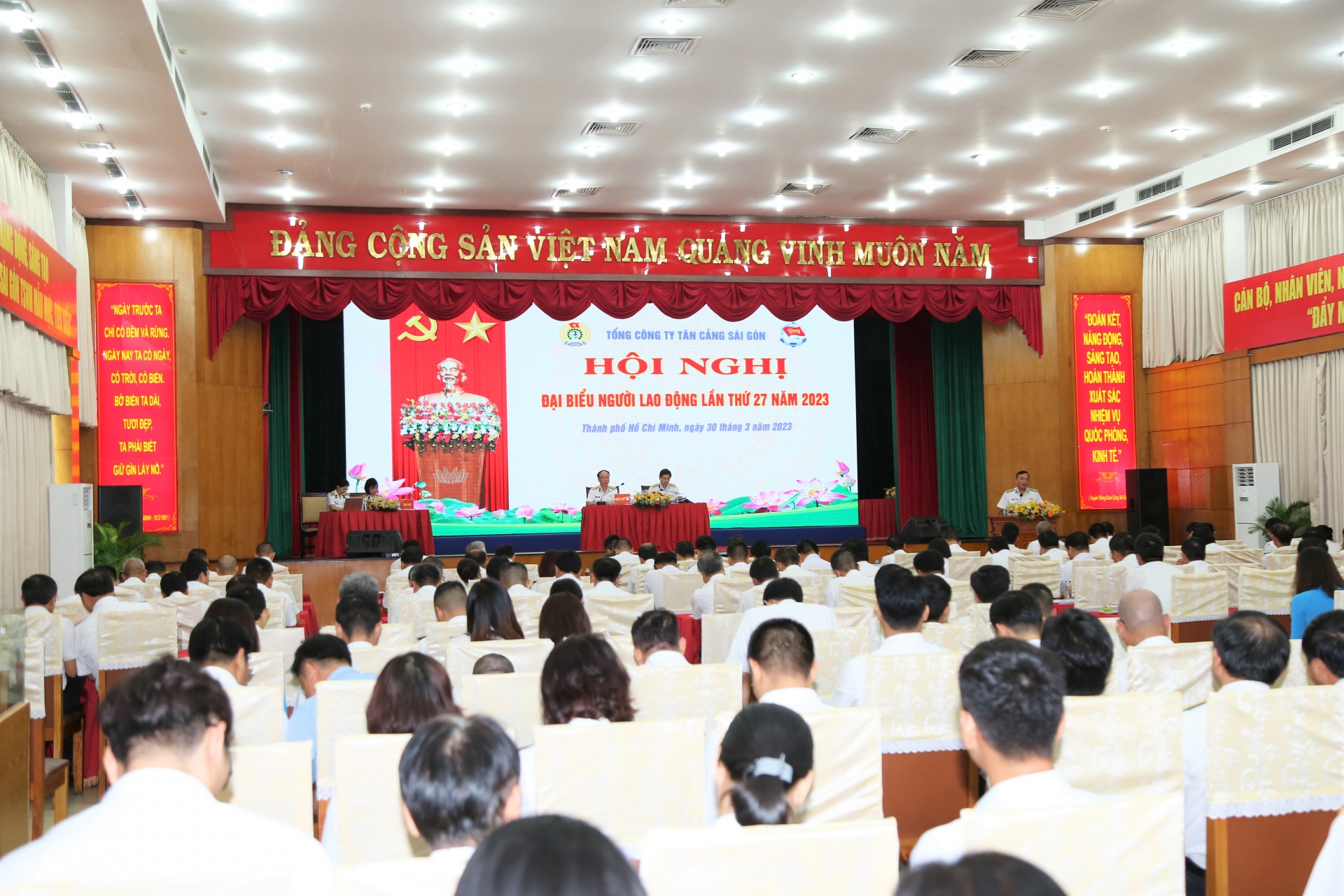 Tổng Công ty Tân Cảng Sài Gòn tổ chức Hội nghị đại biểu người lao động năm 2023
