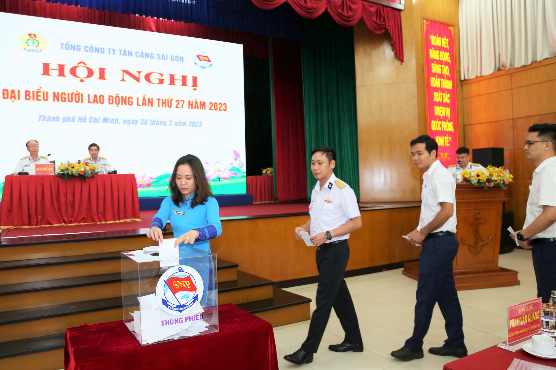 Tổng Công ty Tân Cảng Sài Gòn tổ chức Hội nghị đại biểu người lao động năm 2023