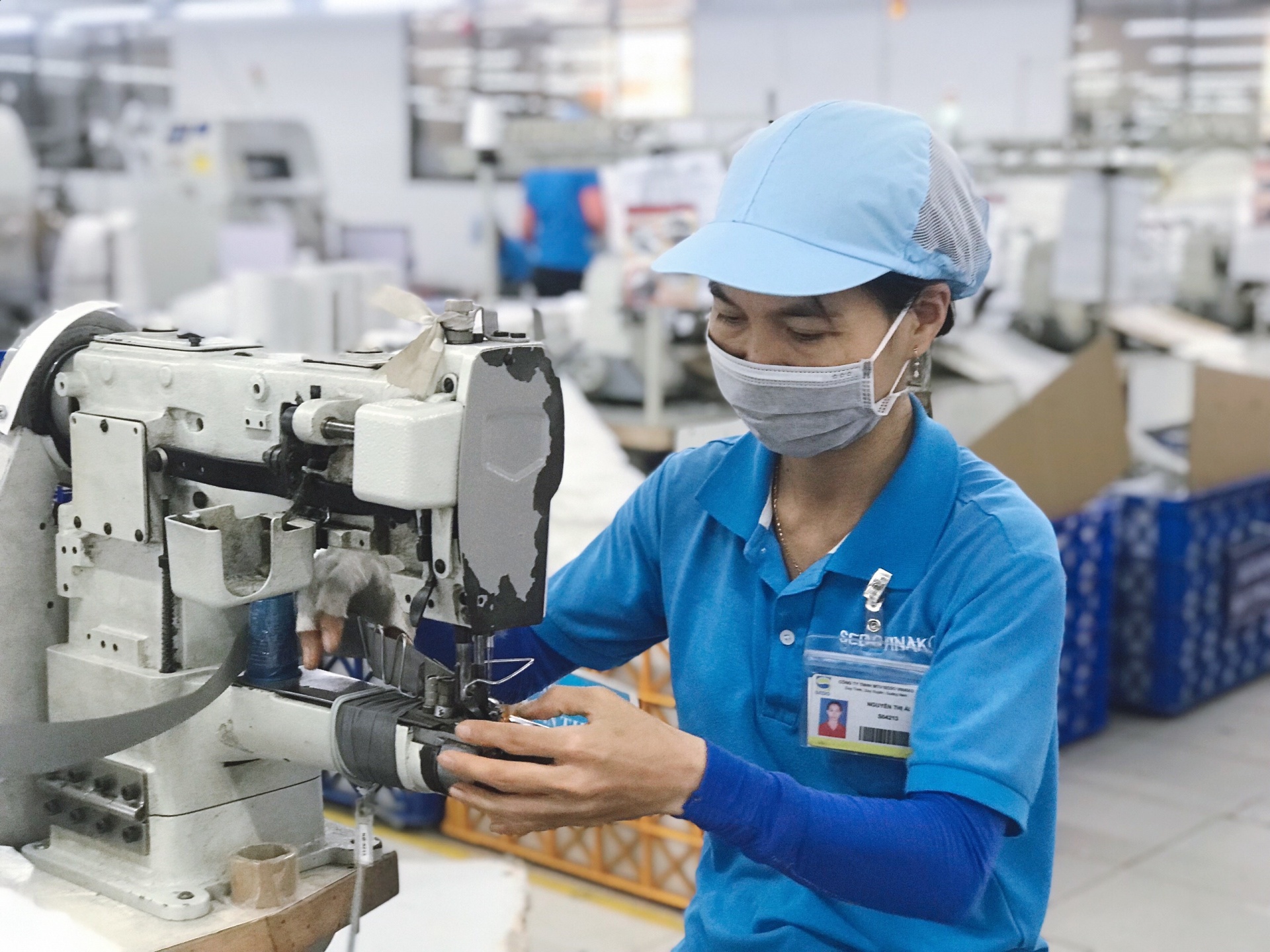 Công ty Sedo Vinako (Hàn Quốc) đã giải quyết hơn 6.000 lao động, phần lớn là lao động địa phương (Ảnh: PHAN NGUYÊN) Công ty Sedo Vinako (Hàn Quốc) đã giải quyết hơn 6.000 lao động, phần lớn là lao động địa phương (Ảnh: PHAN NGUYÊN)