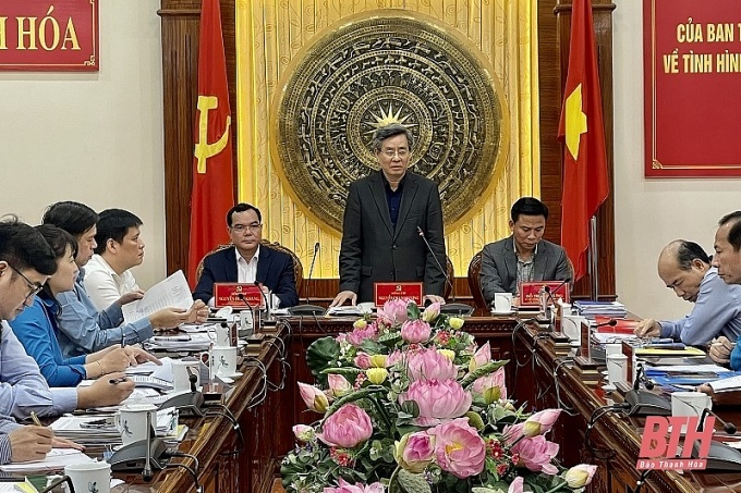 Khảo sát tình hình giao, quản lý, sử dụng biên chế khối Đảng, đoàn thể tại Thanh Hoá Khảo sát tình hình giao, quản lý, sử dụng biên chế khối Đảng, đoàn thể tại Thanh Hoá
