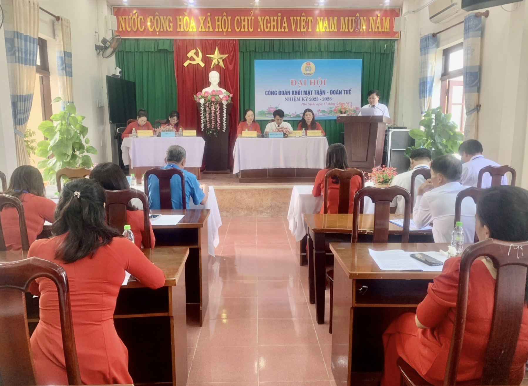 Quảng Nam: LĐLĐ huyện Phú Ninh hoàn thành đại hội công đoàn cơ sở Quảng Nam: LĐLĐ huyện Phú Ninh hoàn thành đại hội công đoàn cơ sở