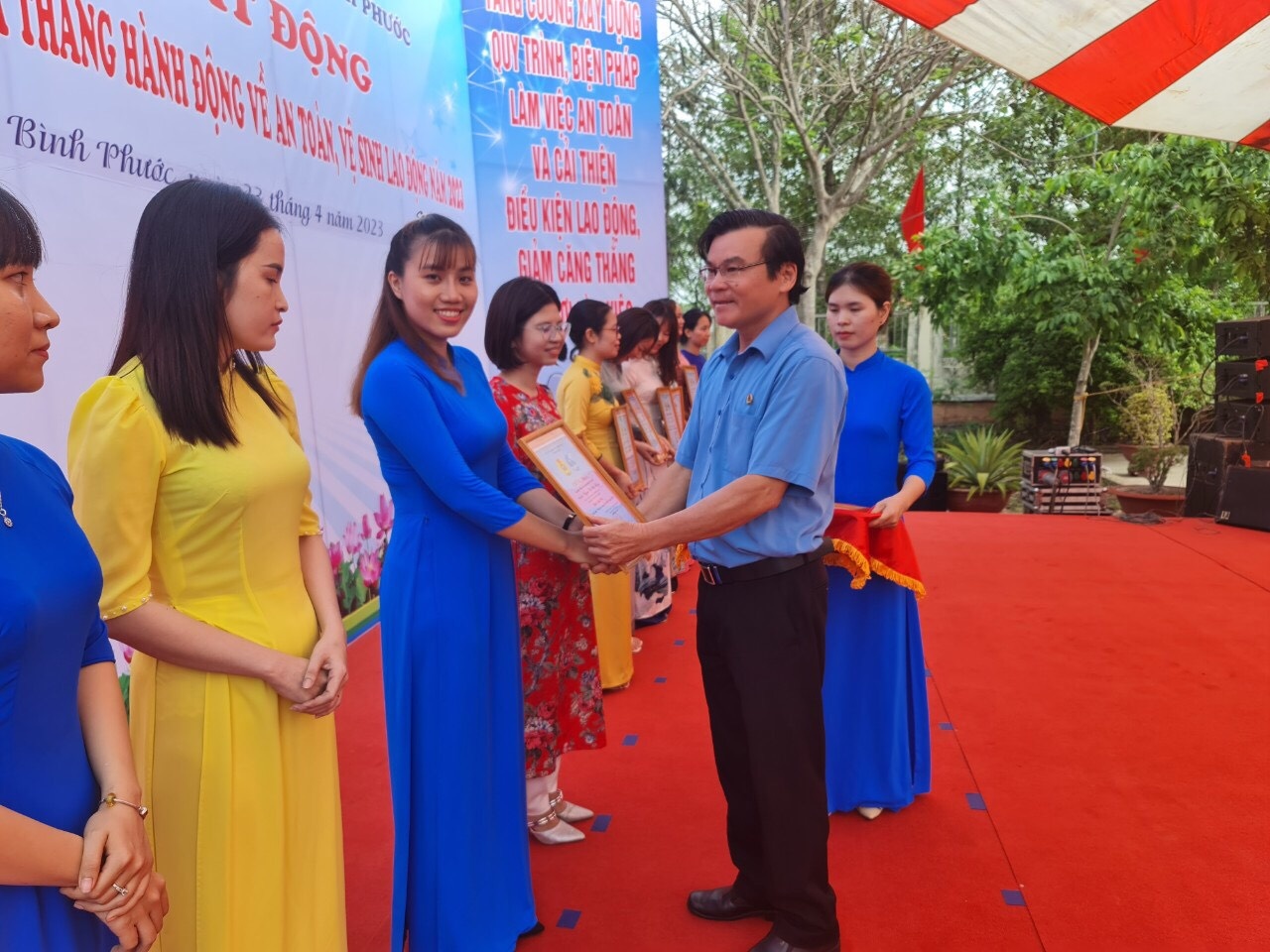 LĐLĐ tỉnh Bình Phước phát động Tháng Công nhân, Tháng ATVSLĐ năm 2023