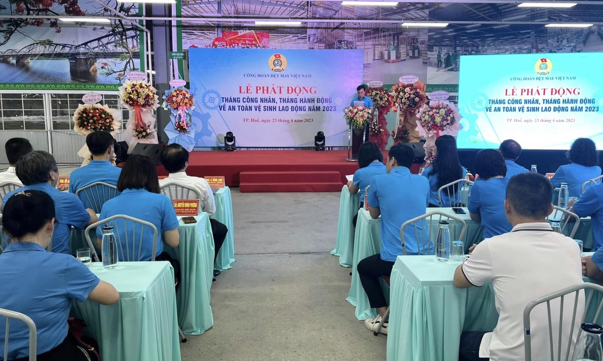 Công đoàn Dệt May Việt Nam phát động Tháng Công nhân, Tháng hành động về ATVSLĐ tại Huế Công đoàn Dệt May Việt Nam phát động Tháng Công nhân, Tháng hành động về ATVSLĐ tại Huế