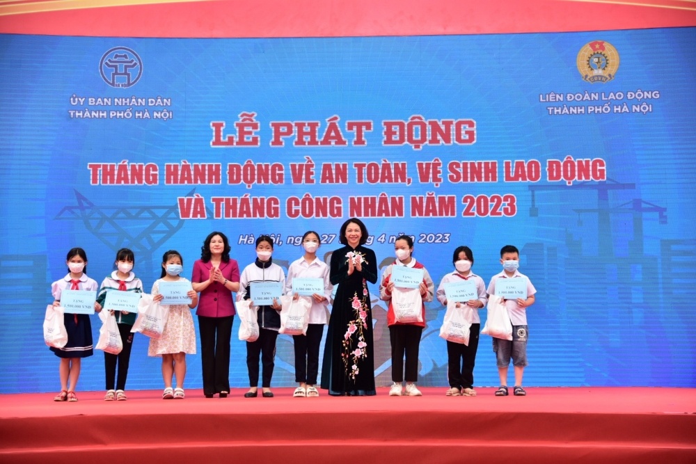 Hà Nội: Phát động Tháng hành động về ATVSLĐ và Tháng Công nhân năm 2023 Hà Nội: Phát động Tháng hành động về ATVSLĐ và Tháng Công nhân năm 2023