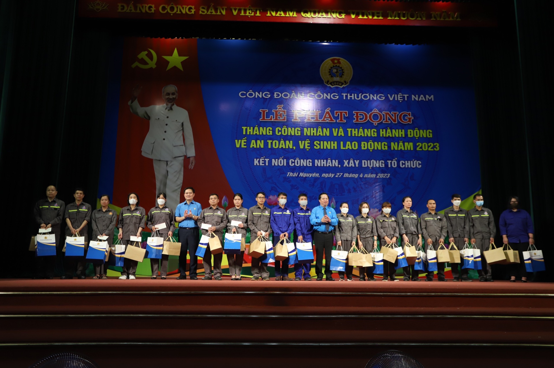 Công đoàn Công thương Việt Nam phát động Tháng Công nhân và Tháng hành động về ATVSLĐ năm 2023