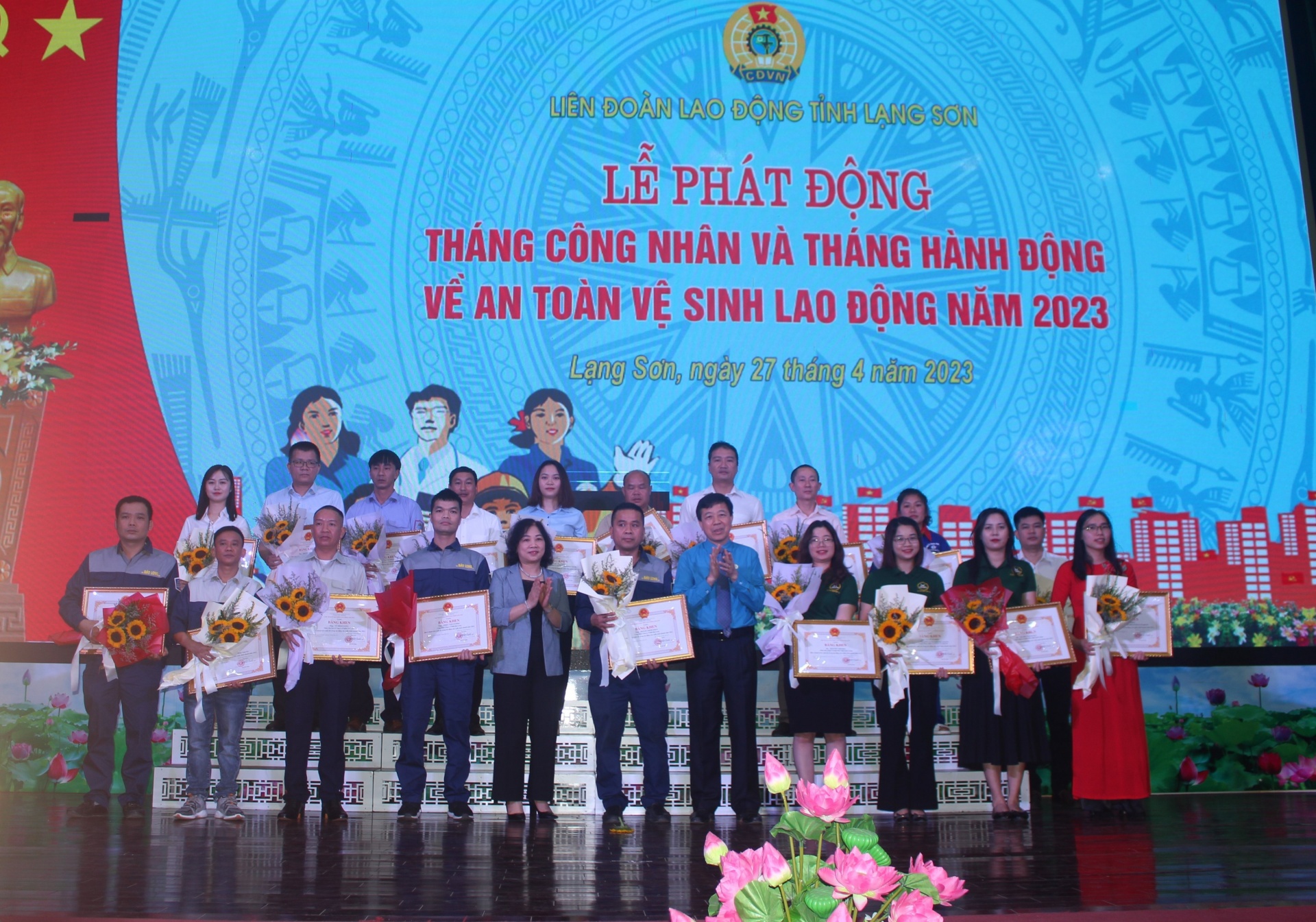 Lạng Sơn: Phát động Tháng Công nhân và Tháng hành động về ATVSLĐ năm 2023