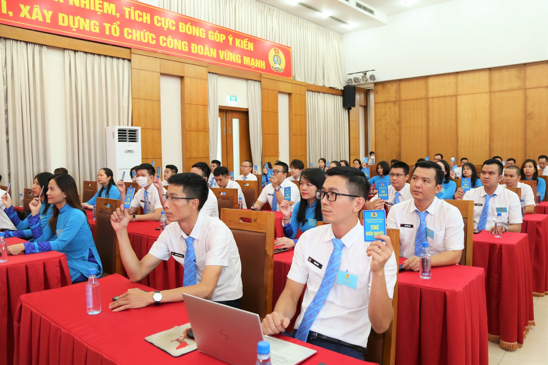 Công đoàn Trung tâm Dịch vụ Logistics Tân Cảng tổ chức Đại hội nhiệm kỳ 2023 - 2028