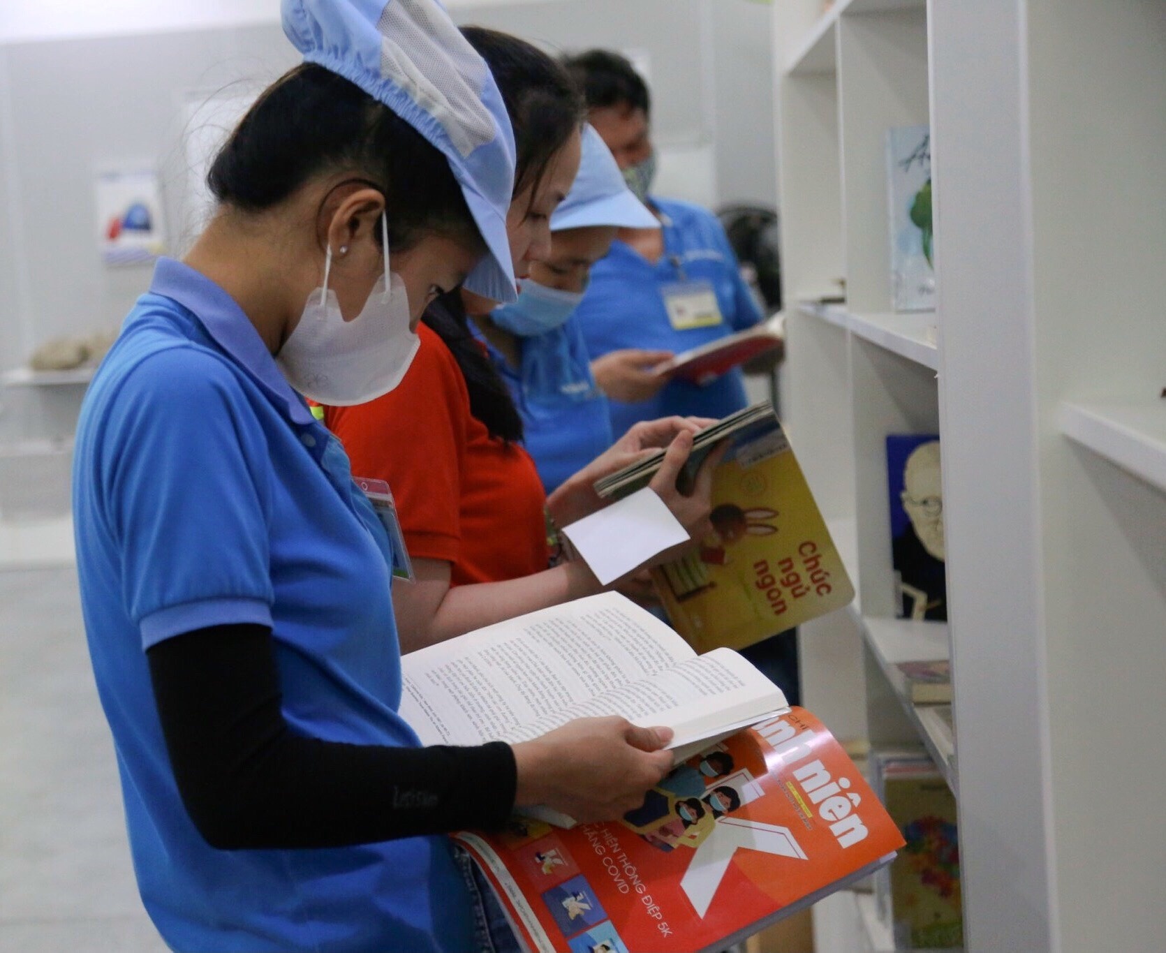 Thư viện Công ty Sedo Vinako: Món ăn tinh thần của hàng ngàn đoàn viên, NLĐ