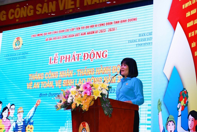 Bình Dương: Phát động Tháng Công nhân năm 2023 - tháng cao điểm chăm lo cho NLĐ Bình Dương: Phát động Tháng Công nhân năm 2023 - tháng cao điểm chăm lo cho NLĐ