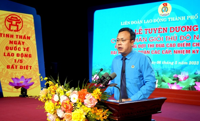 Tôn vinh 100 công nhân giỏi Thủ đô năm 2023 Tôn vinh 100 công nhân giỏi Thủ đô năm 2023