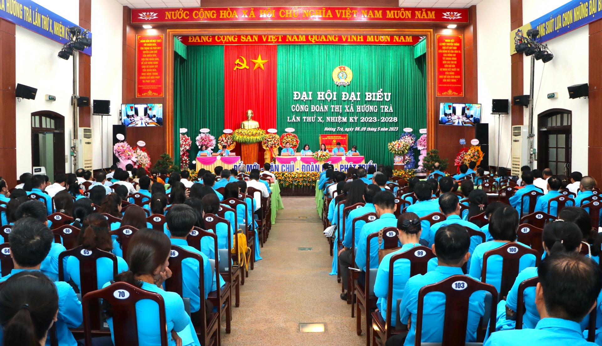 Thừa Thiên Huế: Tổ chức thành công đại hội công đoàn đầu tiên cấp trên trực tiếp cơ sở Thừa Thiên Huế: Tổ chức thành công đại hội công đoàn đầu tiên cấp trên trực tiếp cơ sở