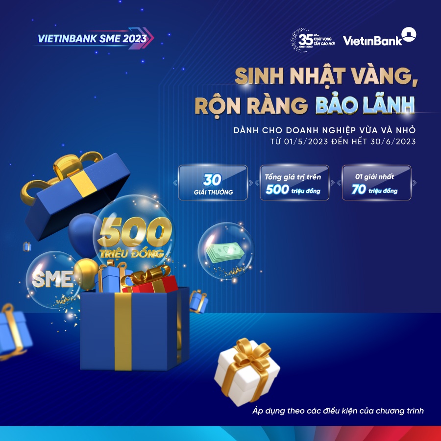 Mừng sinh nhật vàng, rộn ràng bảo lãnh Mừng sinh nhật vàng, rộn ràng bảo lãnh