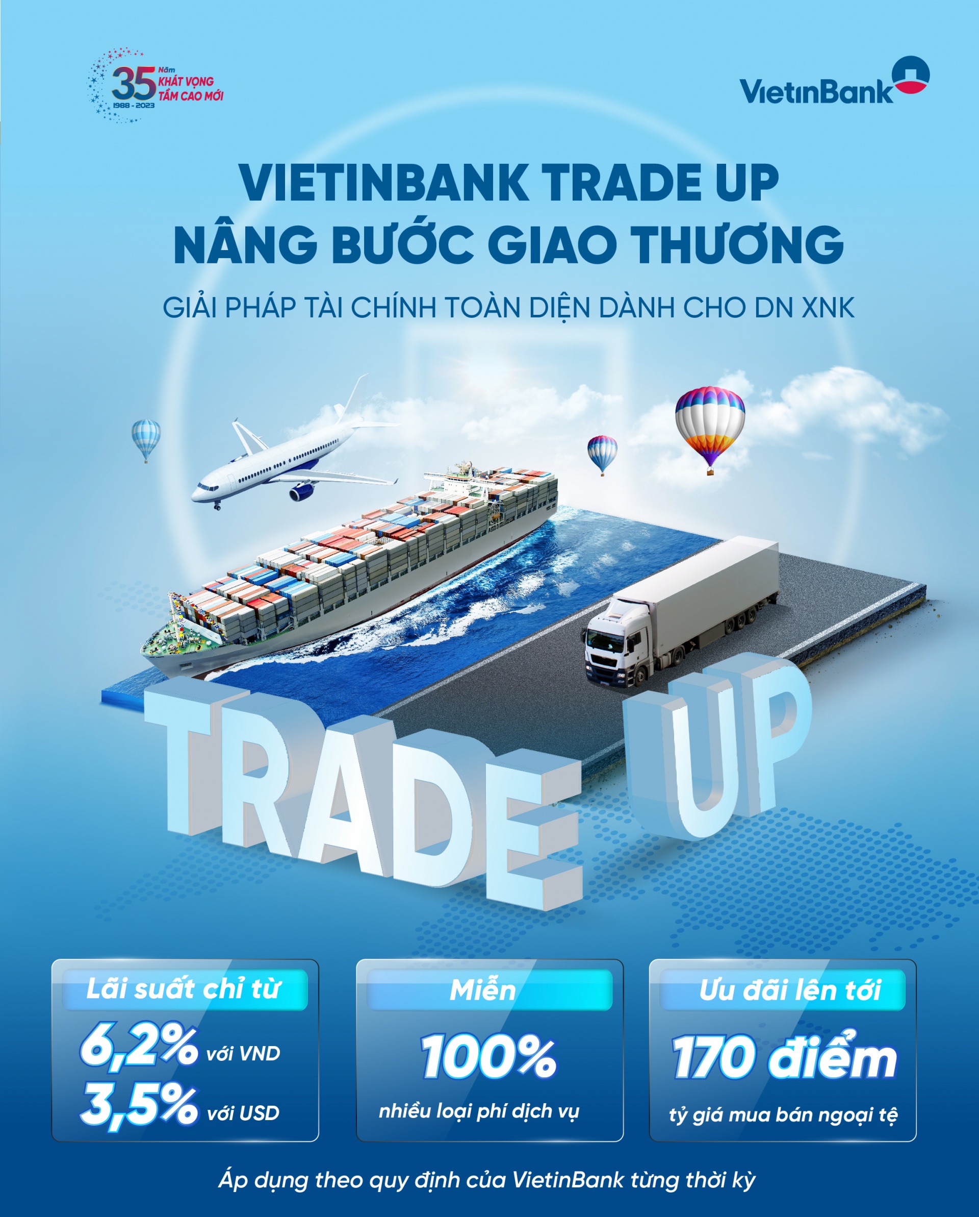 VietinBank triển khai chương trình ưu đãi toàn diện dành cho DN xuất nhập khẩu VietinBank triển khai chương trình ưu đãi toàn diện dành cho DN xuất nhập khẩu