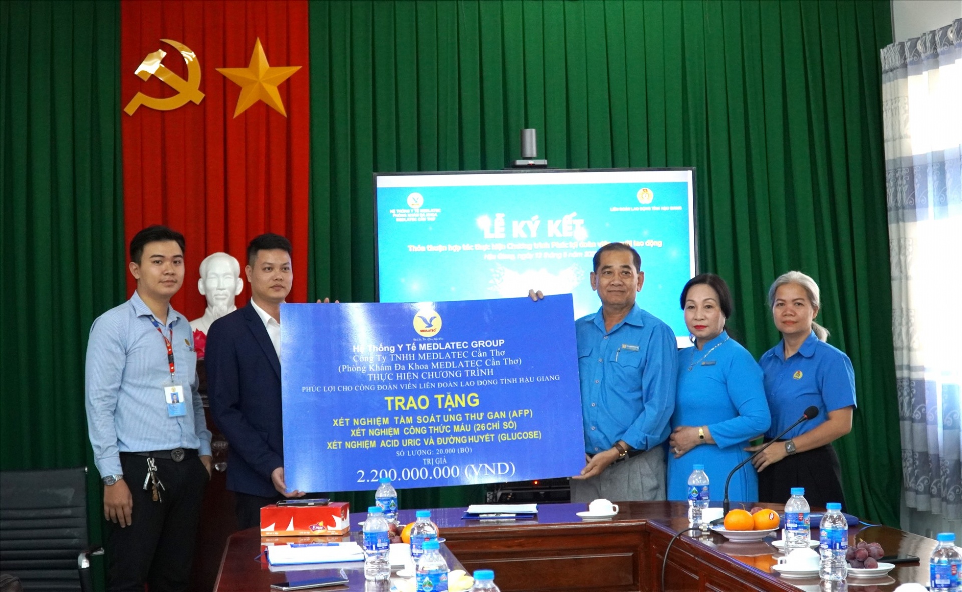 Hậu Giang: Ký kết hợp tác chăm sóc sức khỏe đoàn viên, người lao động Hậu Giang: Ký kết hợp tác chăm sóc sức khỏe đoàn viên, người lao động