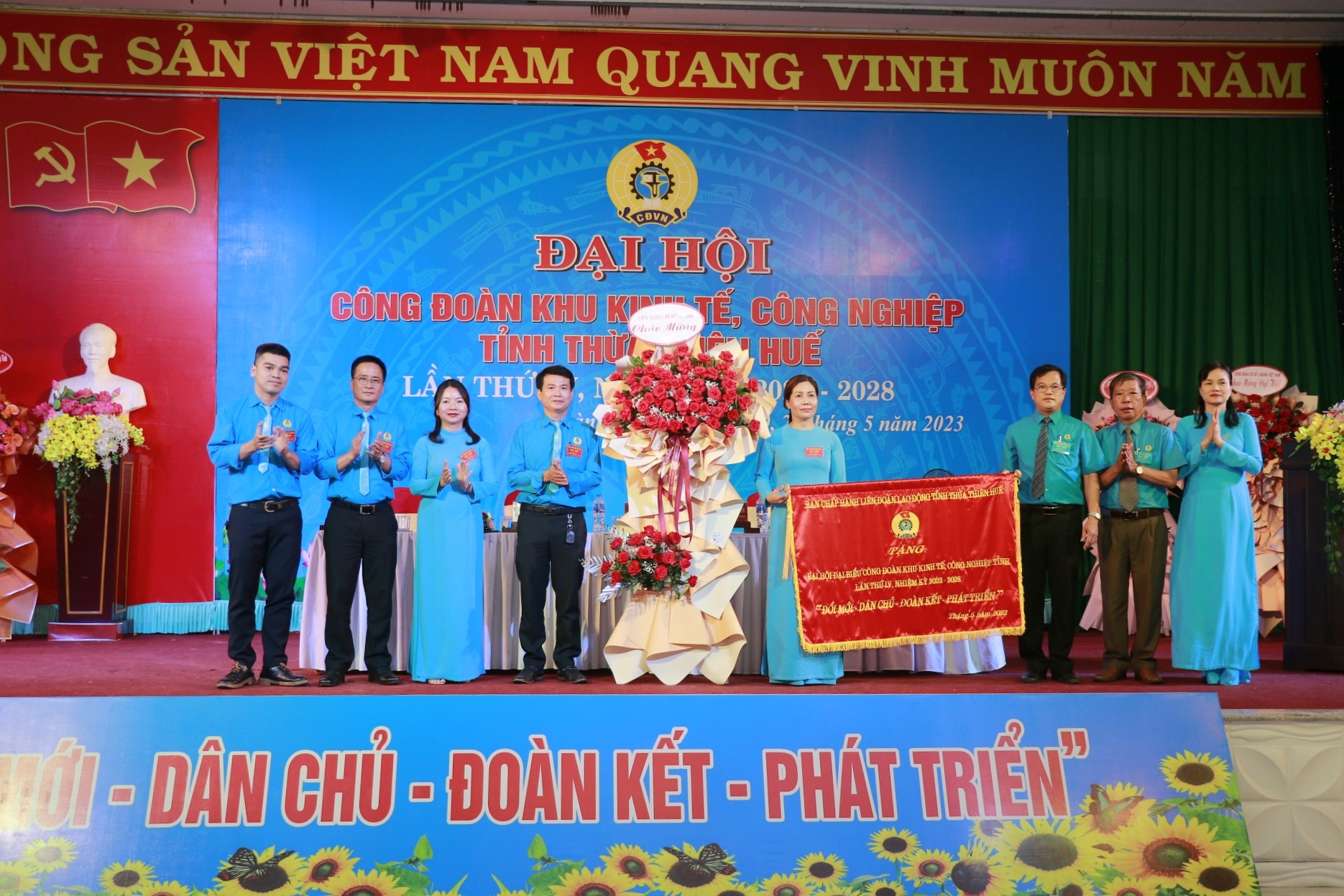 Tổ chức thành công đại hội điểm Công đoàn Khu Kinh tế, Công nghiệp tỉnh Thừa Thiên Huế