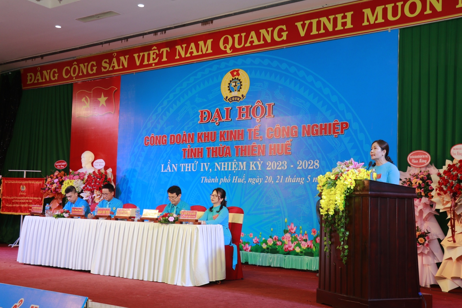 Tổ chức thành công đại hội điểm Công đoàn Khu Kinh tế, Công nghiệp tỉnh Thừa Thiên Huế