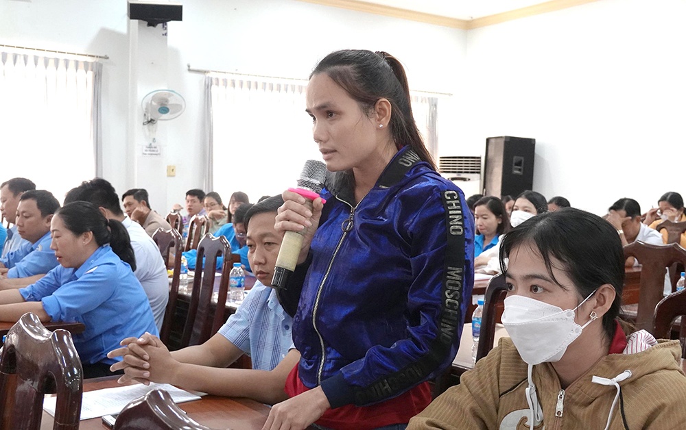 Tổ chức Công đoàn cùng doanh nghiệp đồng hành chăm lo người lao động Tổ chức Công đoàn cùng doanh nghiệp đồng hành chăm lo người lao động