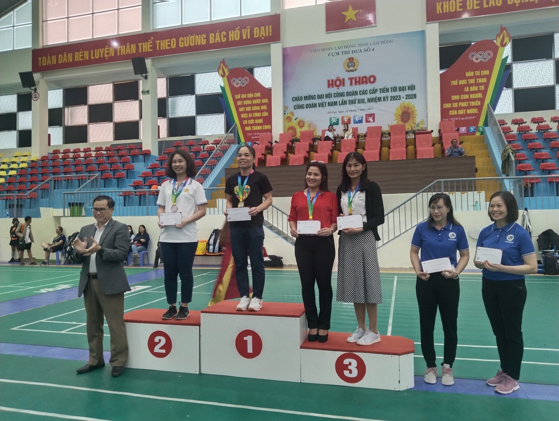 Sôi nổi hội thao chào mừng Đại hội Công đoàn tỉnh Lâm Đồng