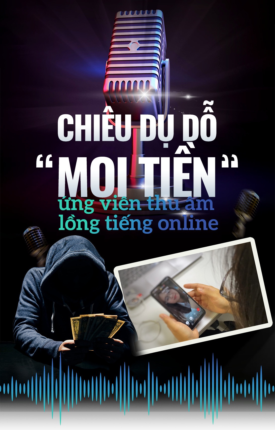 Chiêu dụ dỗ “moi tiền” ứng viên thu âm lồng tiếng online Chiêu dụ dỗ “moi tiền” ứng viên thu âm lồng tiếng online