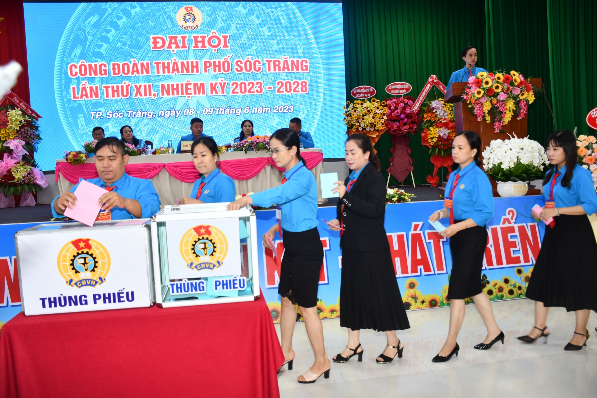 Đại hội điểm Công đoàn thành phố Sóc Trăng thành công tốt đẹp Đại hội điểm Công đoàn thành phố Sóc Trăng thành công tốt đẹp