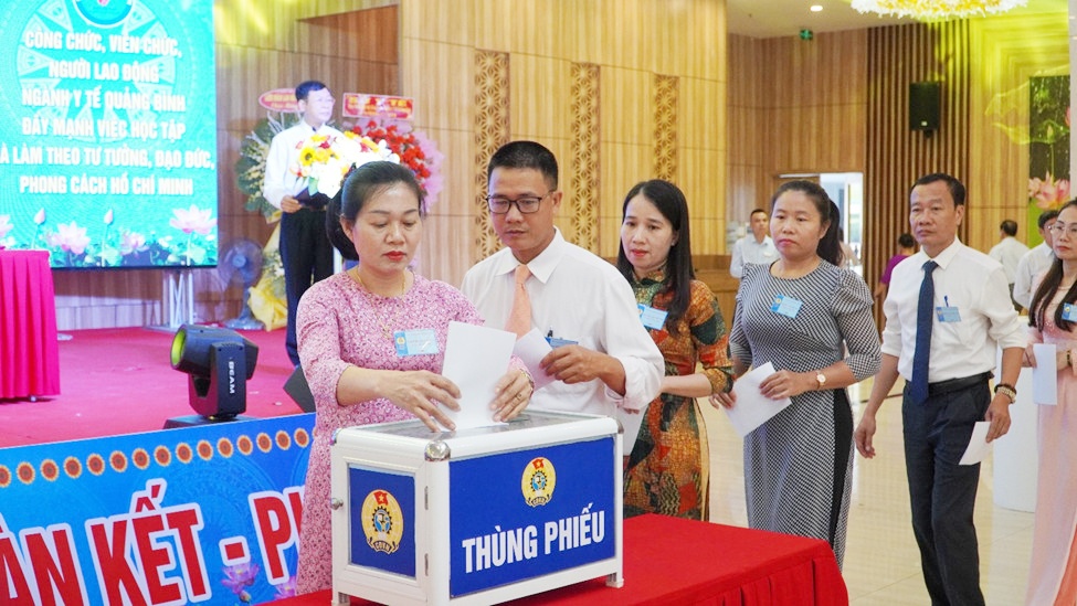 Công đoàn ngành Y tế tỉnh Quảng Bình: Nhiều kỳ vọng vào nhiệm kỳ mới