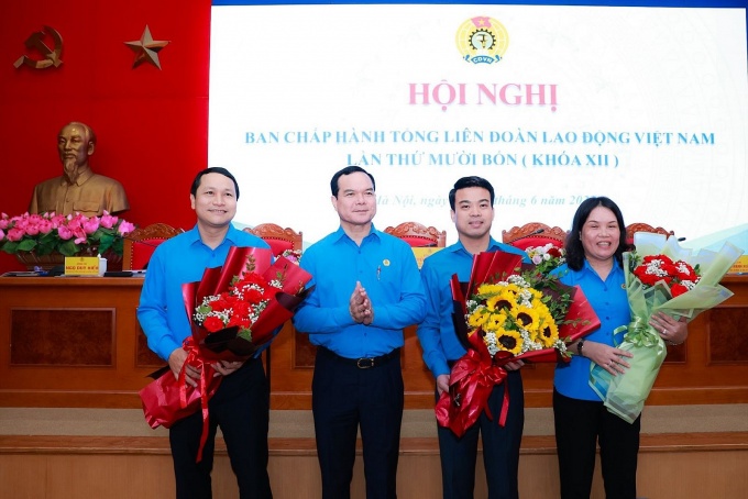 Ra mắt 3 Ủy viên Ban Chấp hành Tổng LĐLĐ Việt Nam lần thứ 14 (khoá XII)