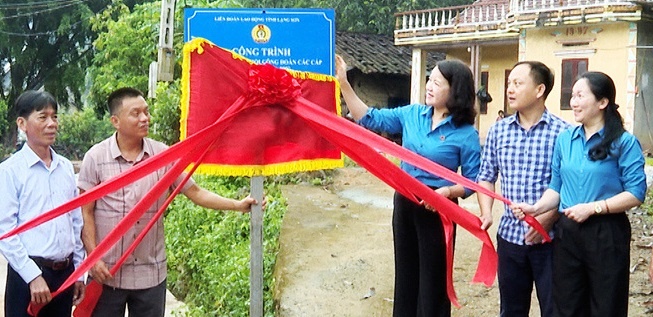Mỗi CĐCS một công trình, phần việc ý nghĩa chào mừng đại hội công đoàn các cấp