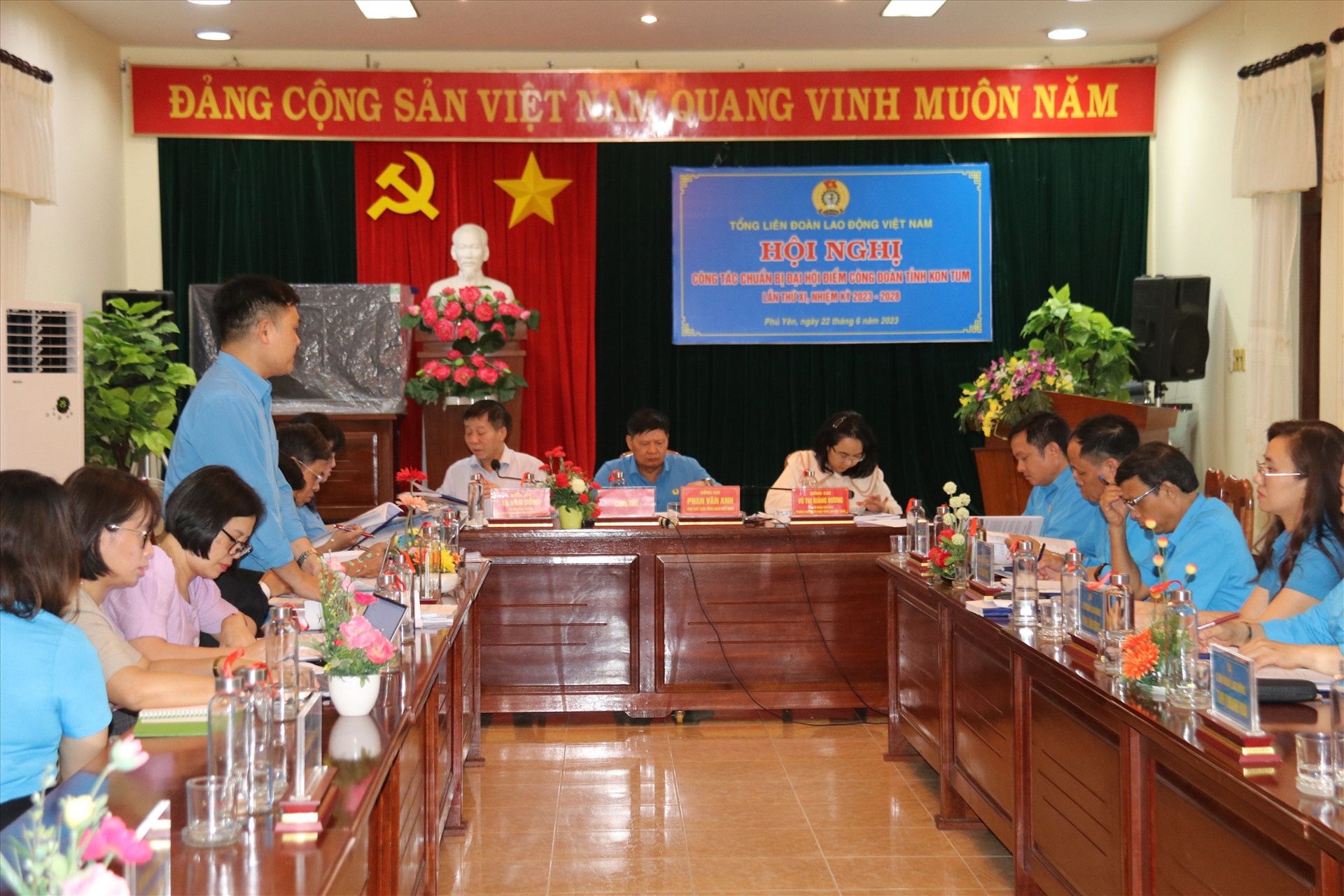 Kon Tum họp báo thông tin về Đại hội XI Công đoàn tỉnh, nhiệm kỳ 2023 - 2028 Kon Tum họp báo thông tin về Đại hội XI Công đoàn tỉnh, nhiệm kỳ 2023 - 2028