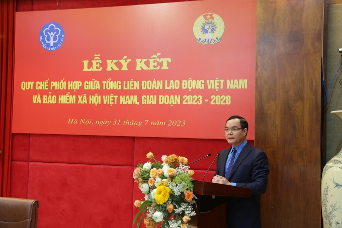 Tổng LĐLĐ Việt Nam ký kết Quy chế phối hợp với BHXH Việt Nam giai đoạn 2023 - 2028 Tổng LĐLĐ Việt Nam ký kết Quy chế phối hợp với BHXH Việt Nam giai đoạn 2023 - 2028