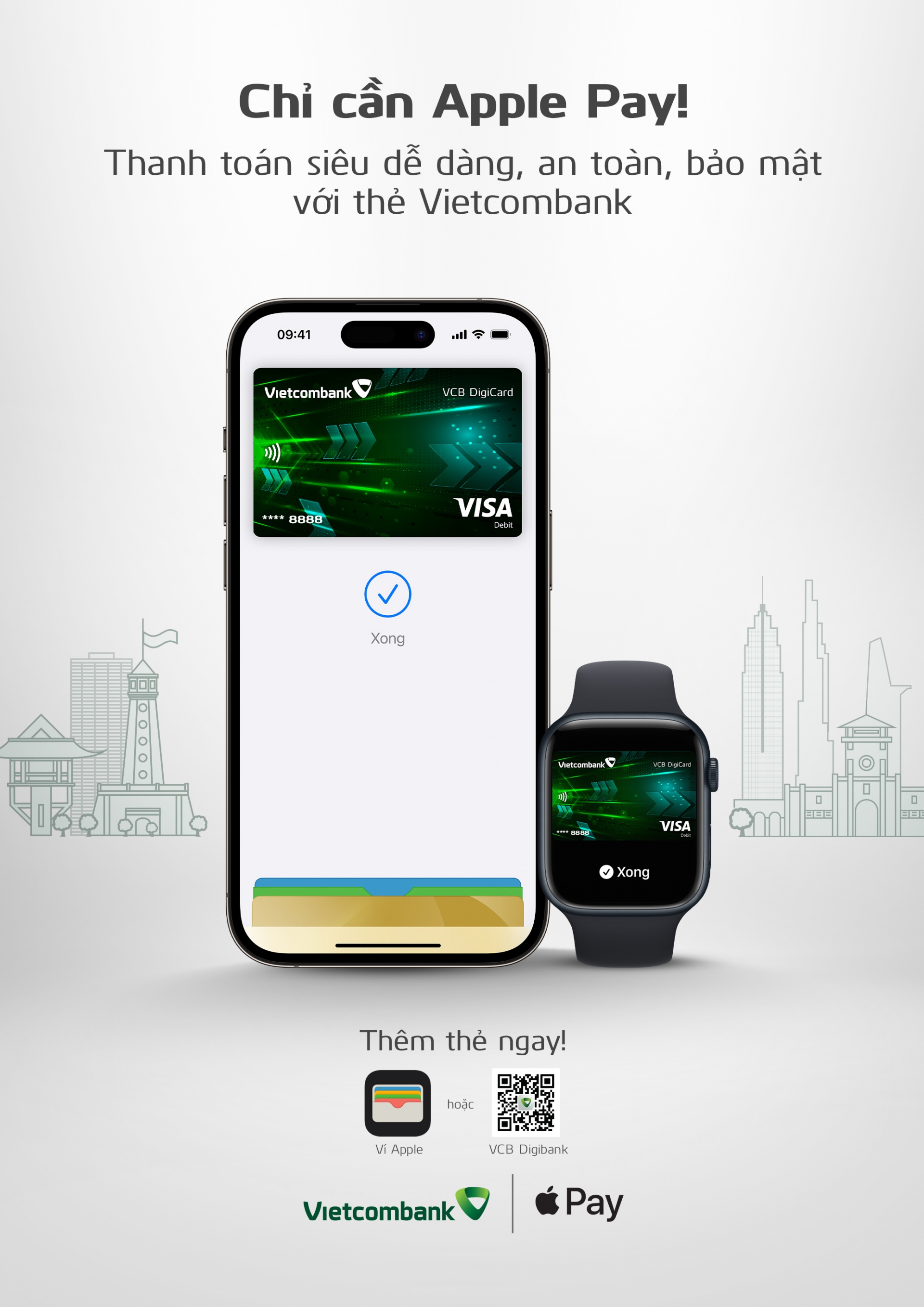 Vietcombank giới thiệu Apple Pay đến khách hàng Vietcombank giới thiệu Apple Pay đến khách hàng