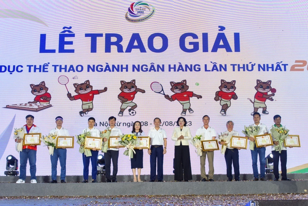 Bế mạc Đại hội TDTT ngành Ngân hàng lần thứ Nhất, năm 2023 Bế mạc Đại hội TDTT ngành Ngân hàng lần thứ Nhất, năm 2023