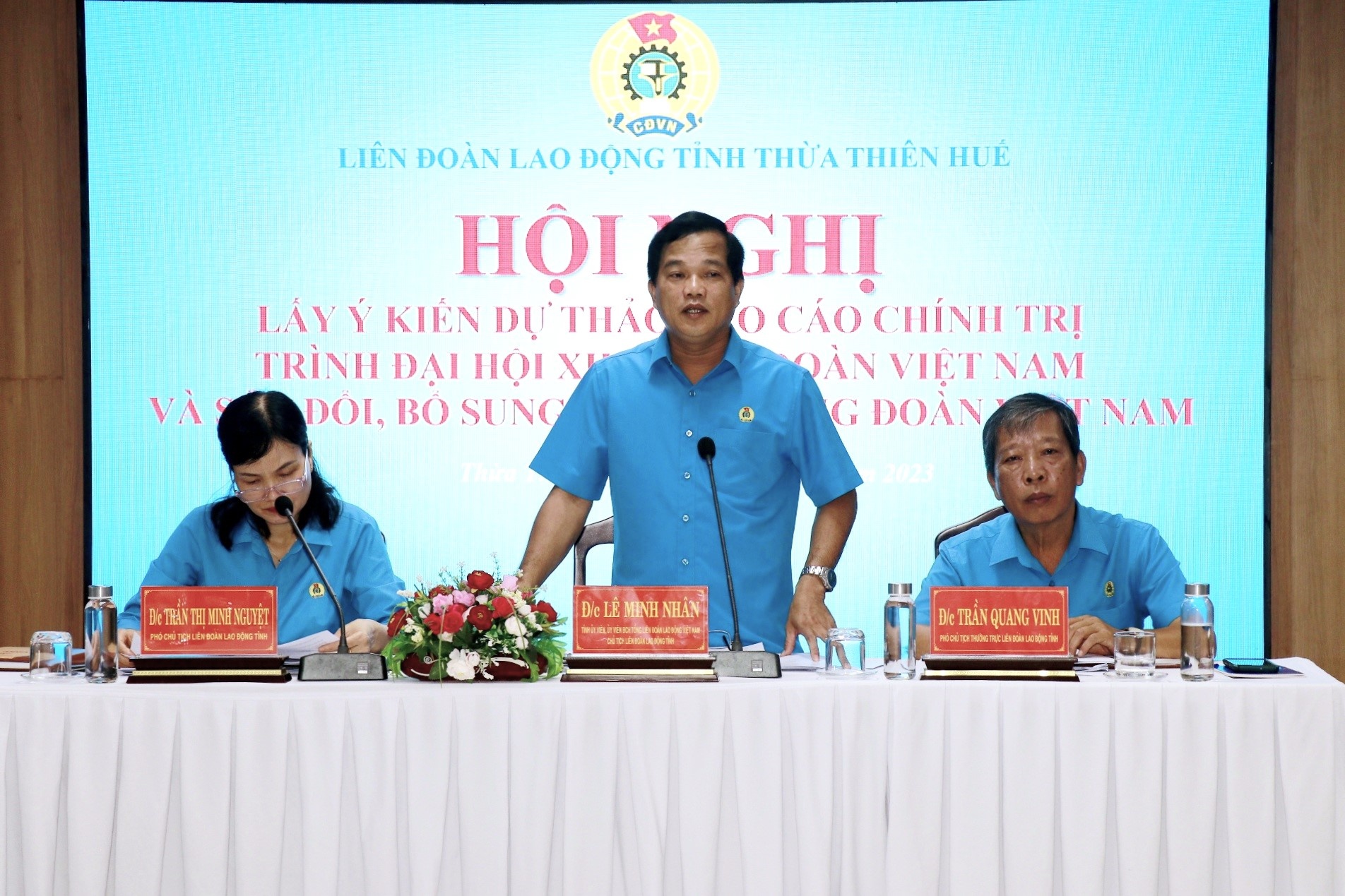 Lấy ý kiến về Điều lệ Công đoàn và dự thảo báo cáo Đại hội Công đoàn Việt Nam Lấy ý kiến về Điều lệ Công đoàn và dự thảo báo cáo Đại hội Công đoàn Việt Nam