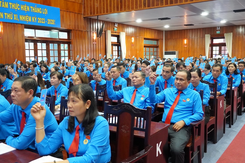 Chính thức diễn ra Đại hội Công đoàn tỉnh Long An lần thứ XI, nhiệm kỳ 2023 – 2028