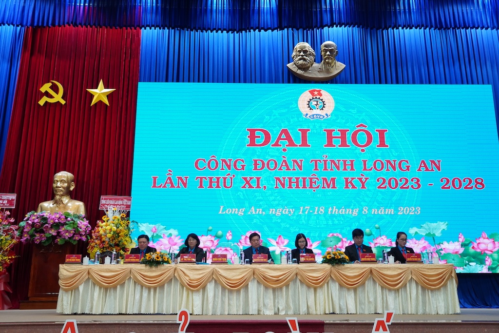 Chính thức diễn ra Đại hội Công đoàn tỉnh Long An lần thứ XI, nhiệm kỳ 2023 – 2028