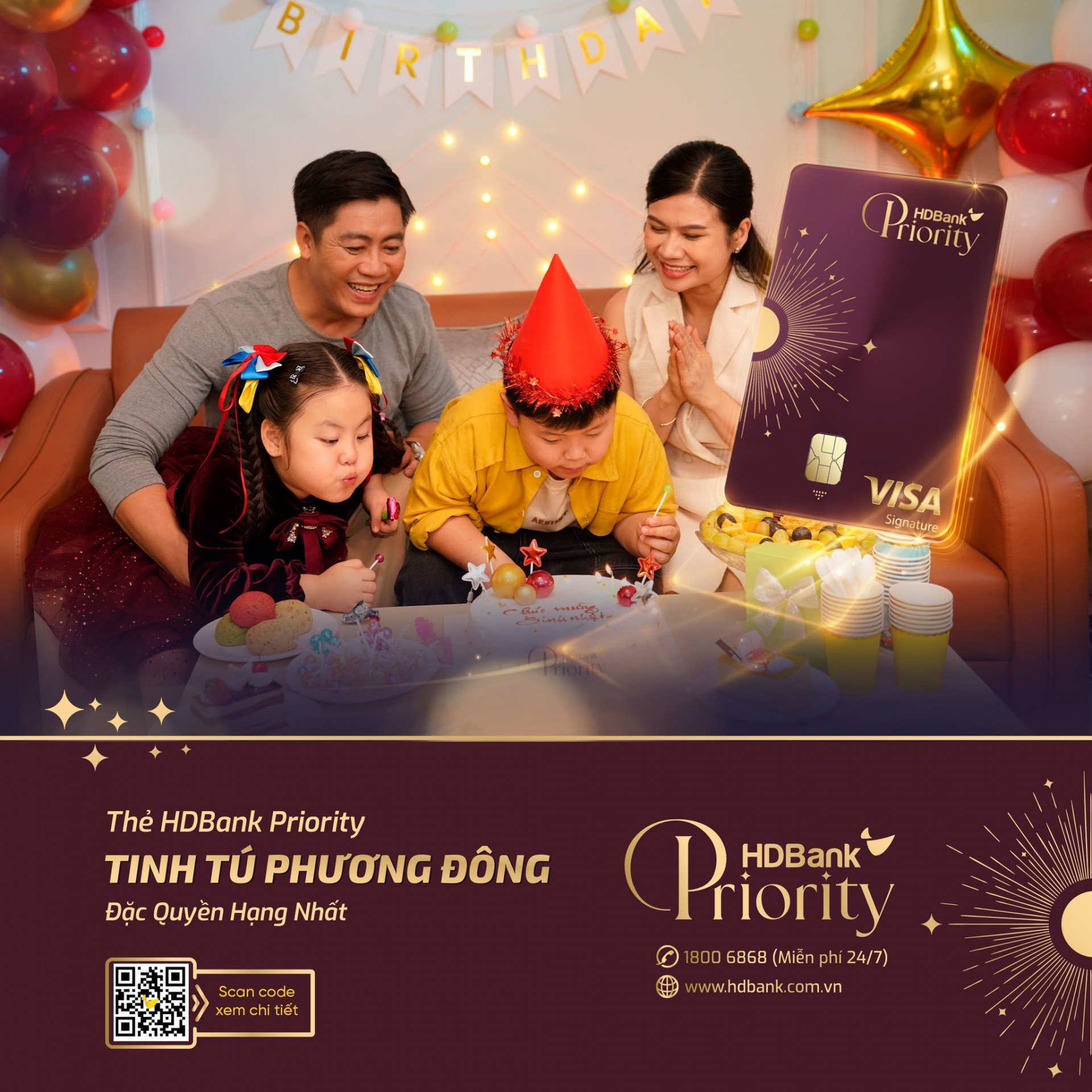 Thẻ tín dụng HDBank Priority: Ưu đãi ngập tràn cho khách hàng đặc biệt Thẻ tín dụng HDBank Priority: Ưu đãi ngập tràn cho khách hàng đặc biệt