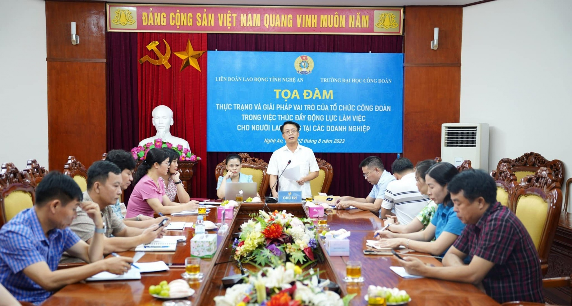 Công đoàn góp phần thúc đẩy động lực làm việc cho người lao động Công đoàn góp phần thúc đẩy động lực làm việc cho người lao động