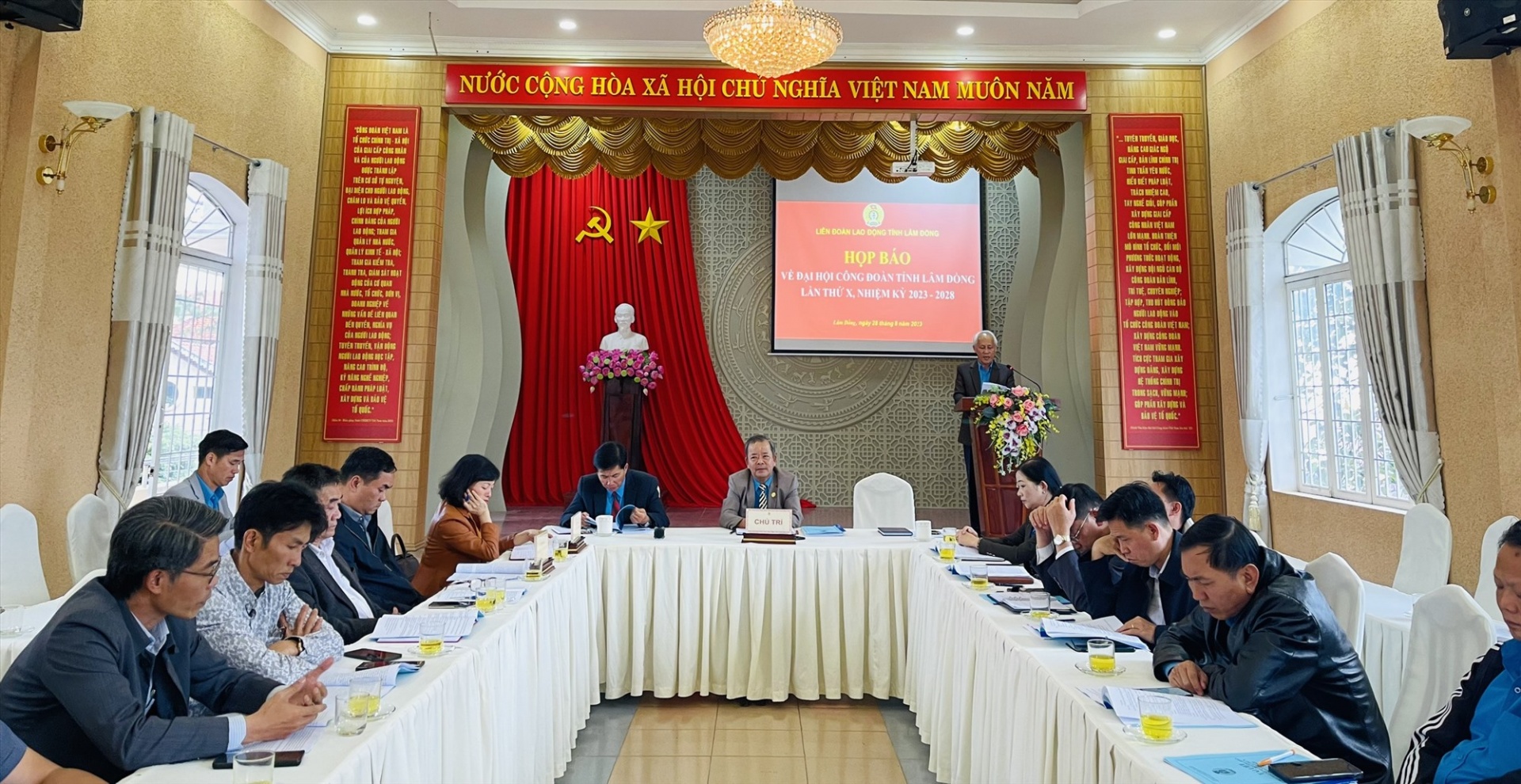 Lâm Đồng chuẩn bị chu đáo cho Đại hội Công đoàn tỉnh lần thứ X Lâm Đồng chuẩn bị chu đáo cho Đại hội Công đoàn tỉnh lần thứ X