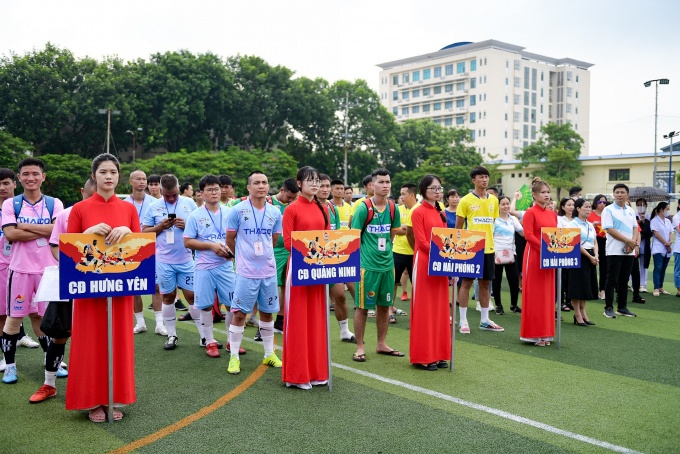 Sôi động Lễ khai mạc Giải vô địch Bóng đá Công nhân toàn quốc năm 2023