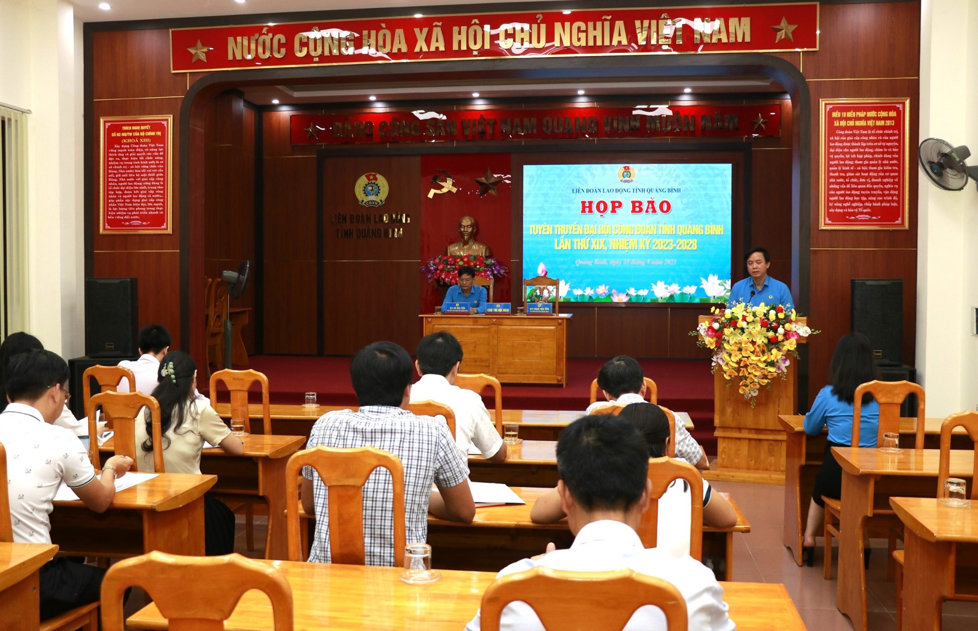 Đại hội Công đoàn tỉnh Quảng Bình lần thứ XIX sẽ được tổ chức vào ngày 25 và 26/9