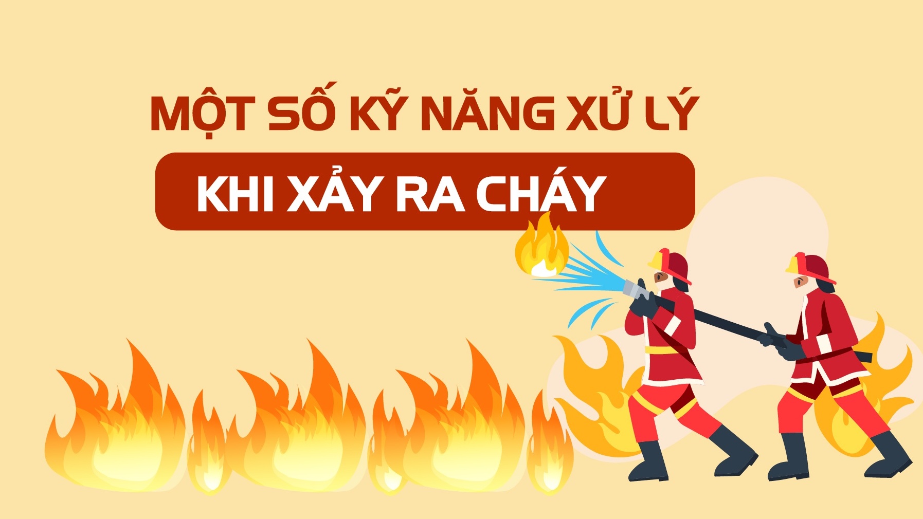 Một số kỹ năng xử lý khi xảy ra cháy