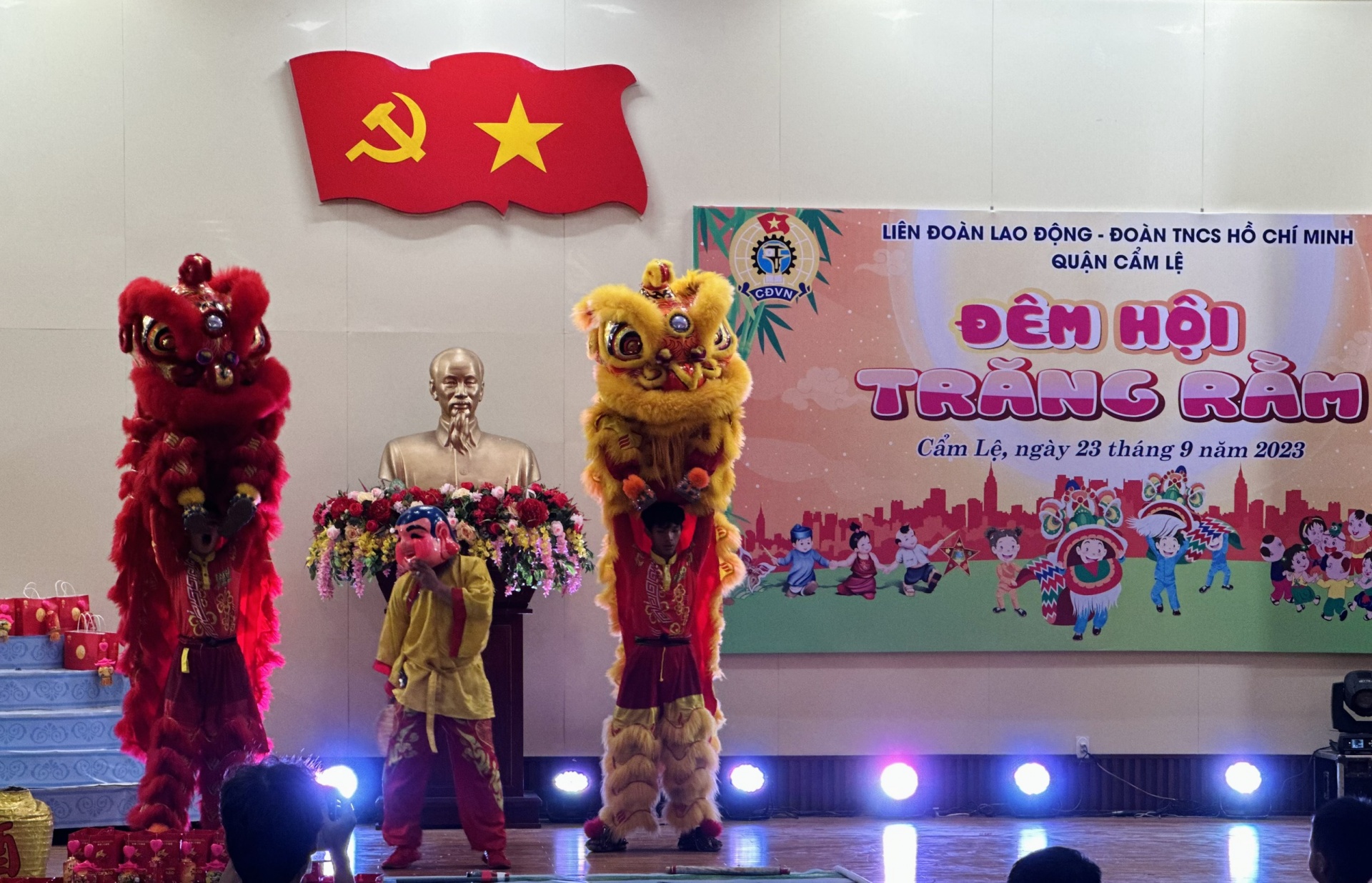 LĐLĐ quận Cẩm Lệ: Rộn ràng “Đêm hội trăng rằm” cho con em đoàn viên, NLĐ