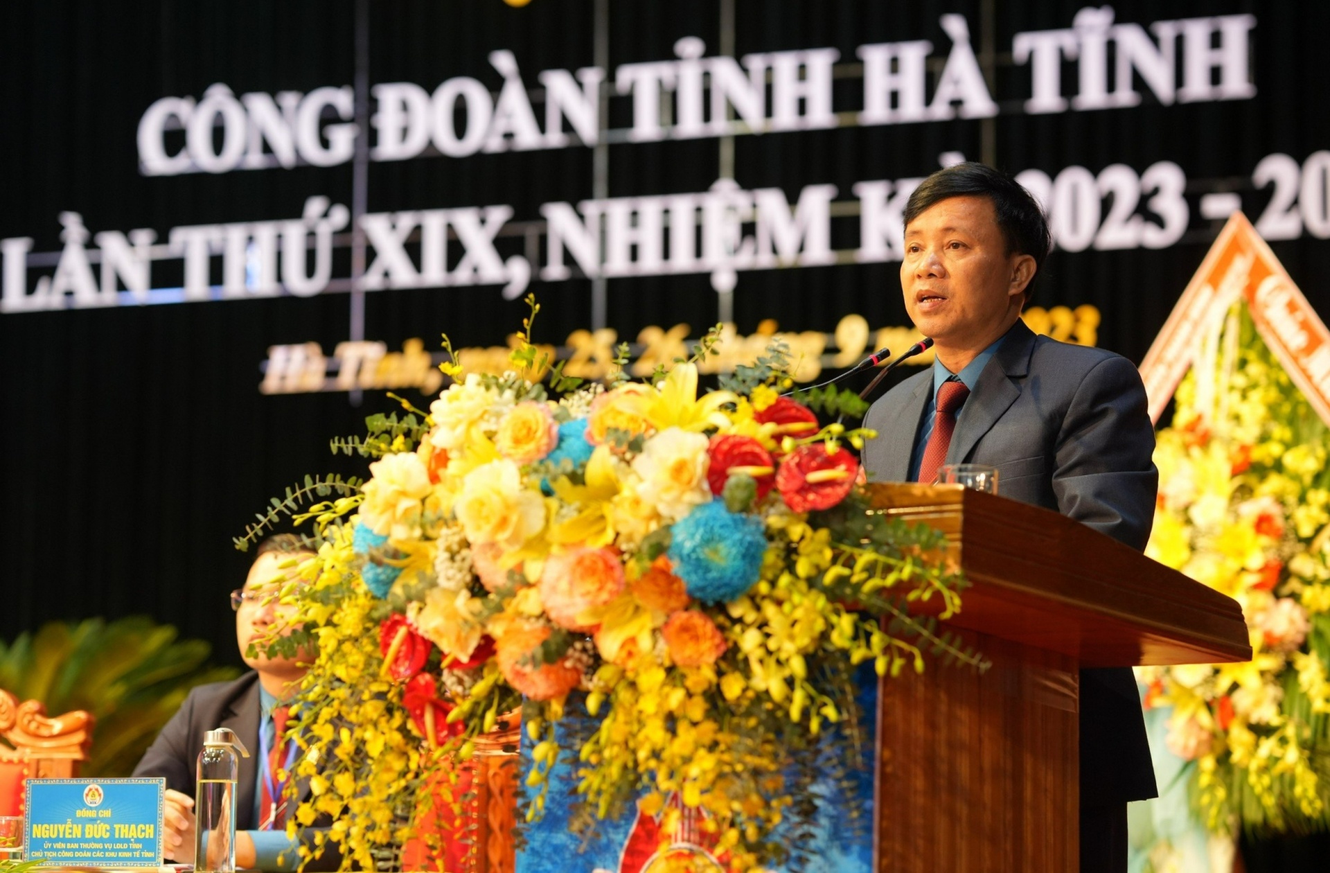 Trang trọng, ấn tượng Đại hội Công đoàn Hà Tĩnh lần thứ XIX, nhiệm kỳ 2023-2028