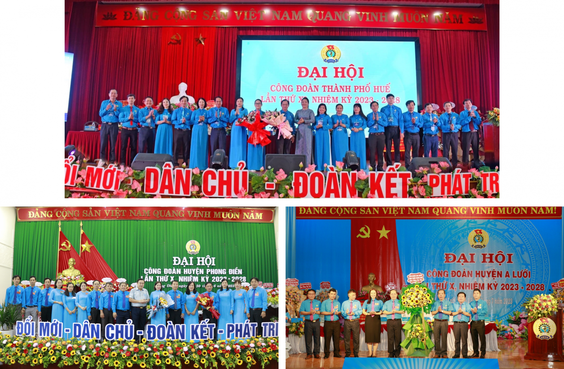 Đại hội Công đoàn tỉnh Thừa Thiên Huế: Đánh dấu bước phát triển mới