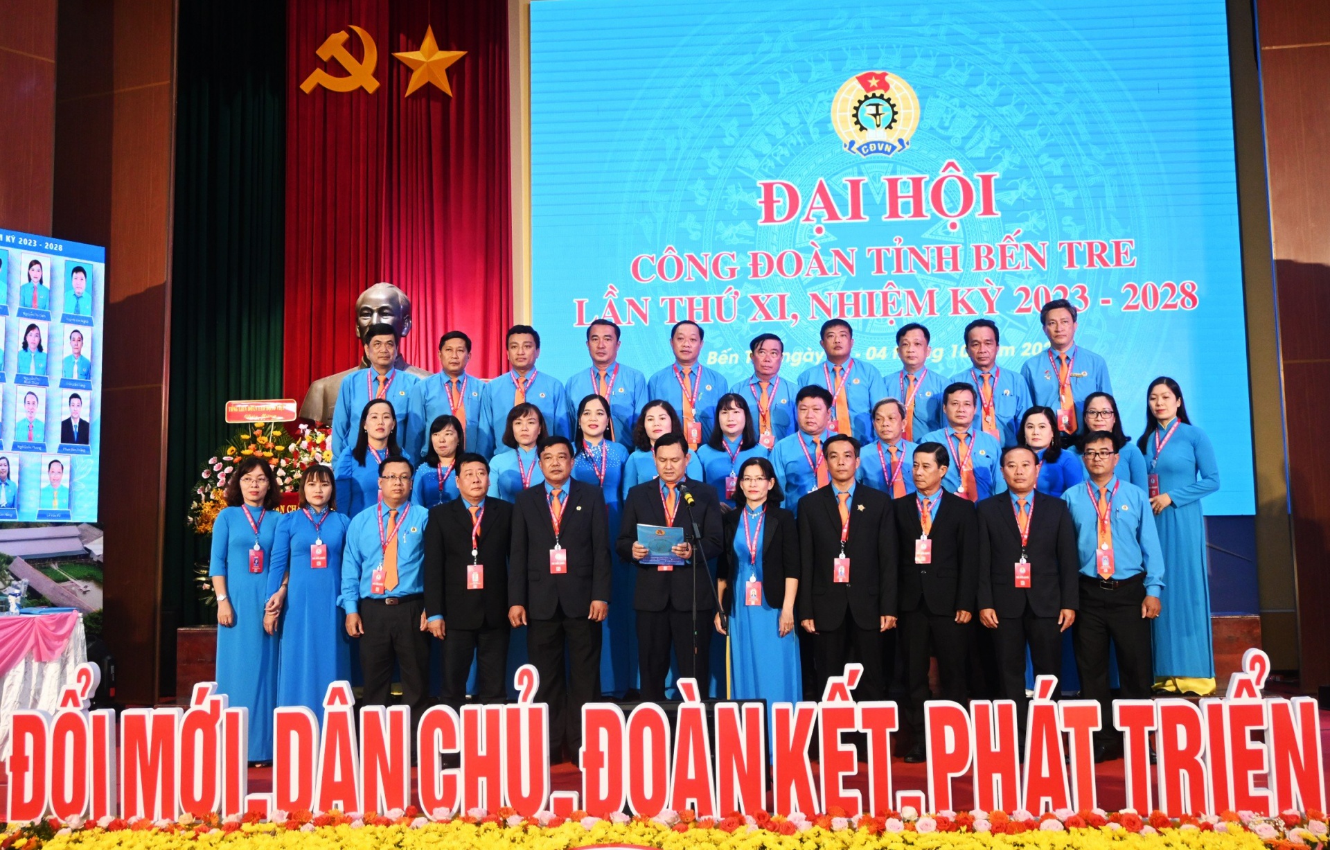 Đồng chí Nguyễn Phúc Linh tái đắc cử Chủ tịch LĐLĐ tỉnh Bến Tre