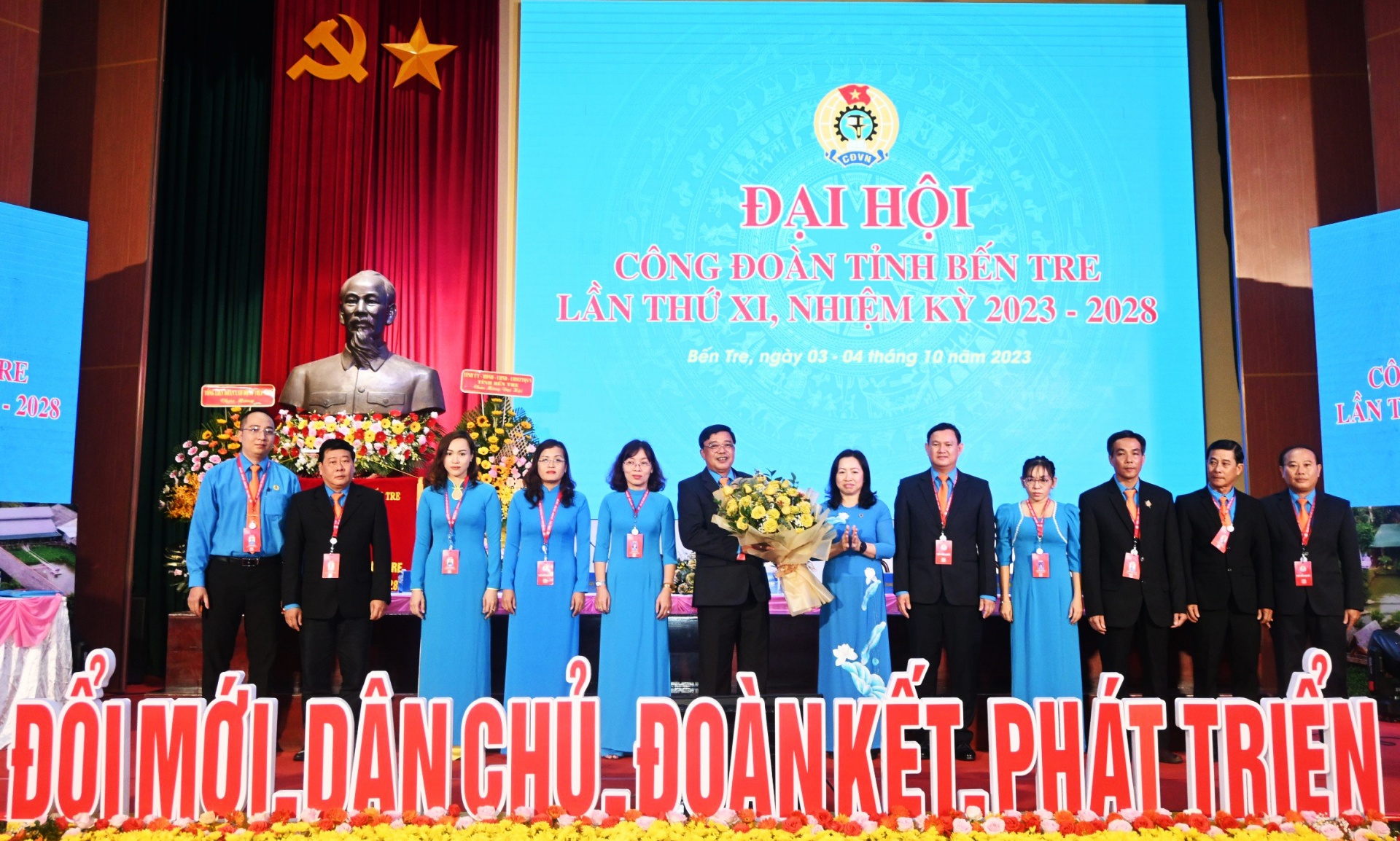 Đồng chí Nguyễn Phúc Linh tái đắc cử Chủ tịch LĐLĐ tỉnh Bến Tre