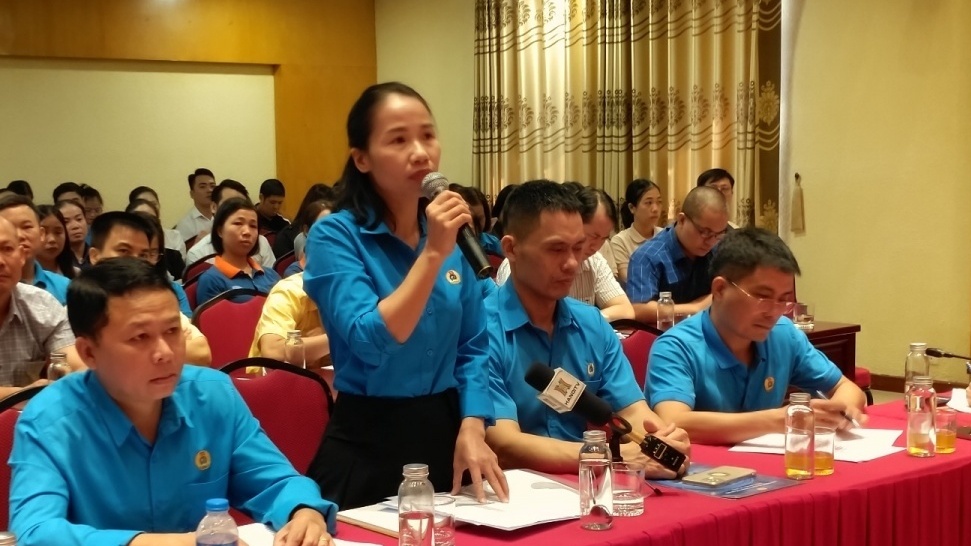 Cán bộ công đoàn, người lao động Thủ đô góp ý vào các dự thảo luật