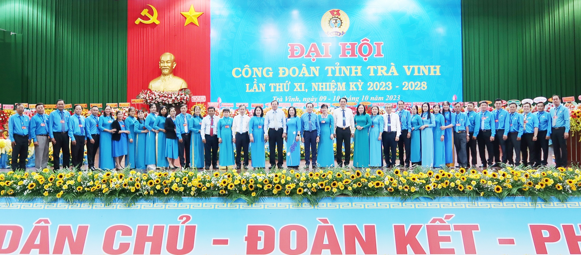 Đồng chí Trần Thị Kim Chung tái đắc cử Chủ tịch LĐLĐ tỉnh Trà Vinh