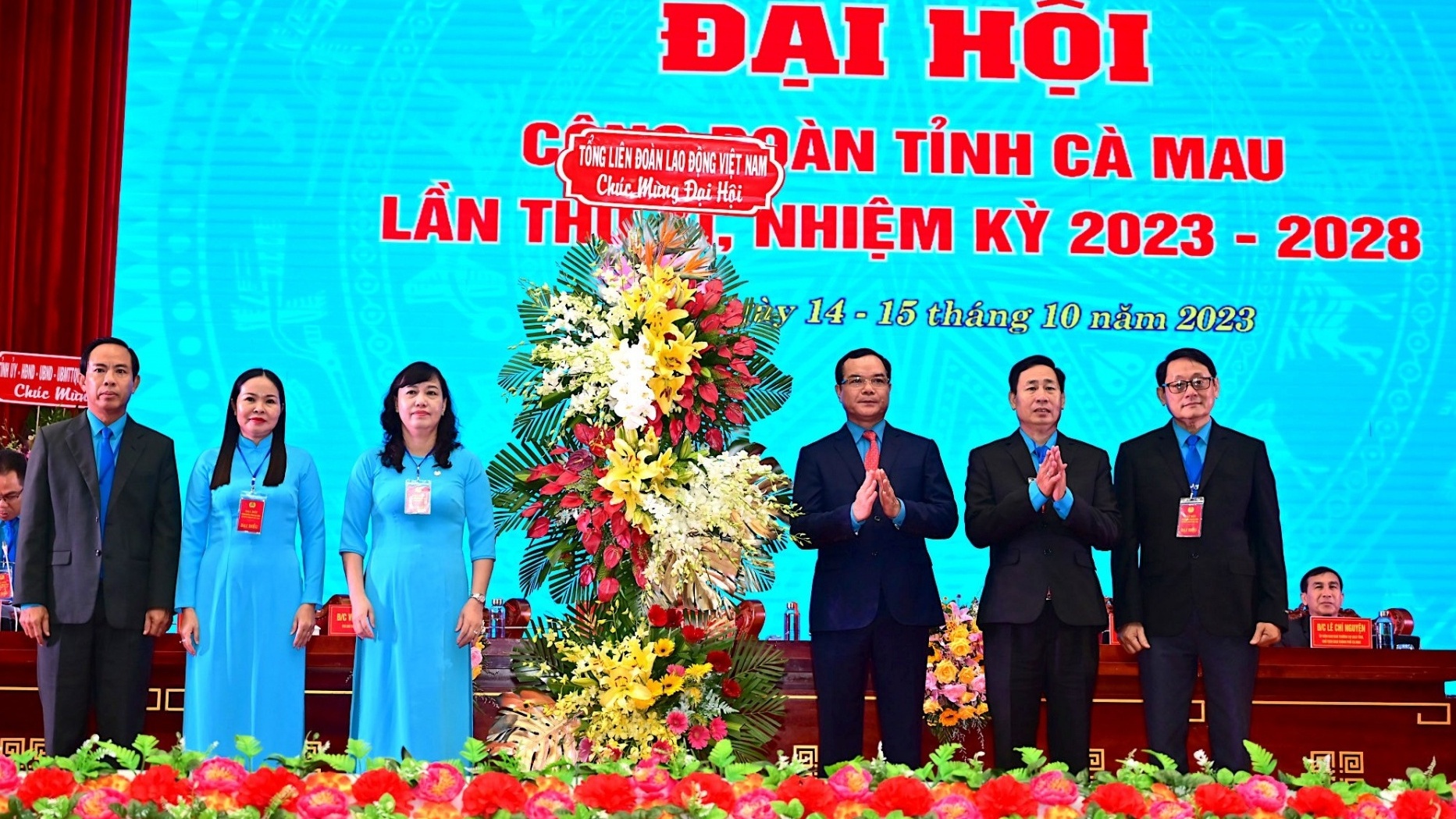 Đồng chí Huỳnh Út Mười tái đắc cử Chủ tịch LĐLĐ tỉnh Cà Mau