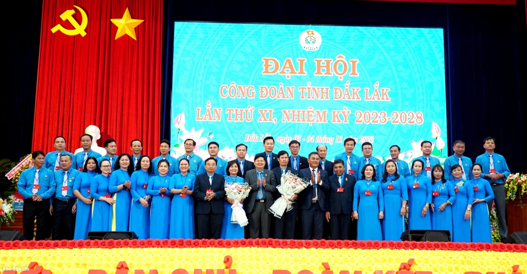 Đại hội XI Công đoàn tỉnh Đắk Lắk đề ra nhiều chỉ tiêu, nhiệm vụ nhiệm kỳ 2023-2028