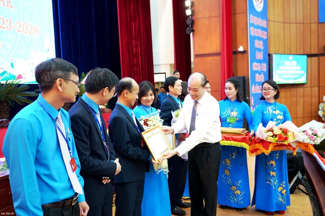 Đại hội XI Công đoàn tỉnh Đắk Lắk đề ra nhiều chỉ tiêu, nhiệm vụ nhiệm kỳ 2023-2028